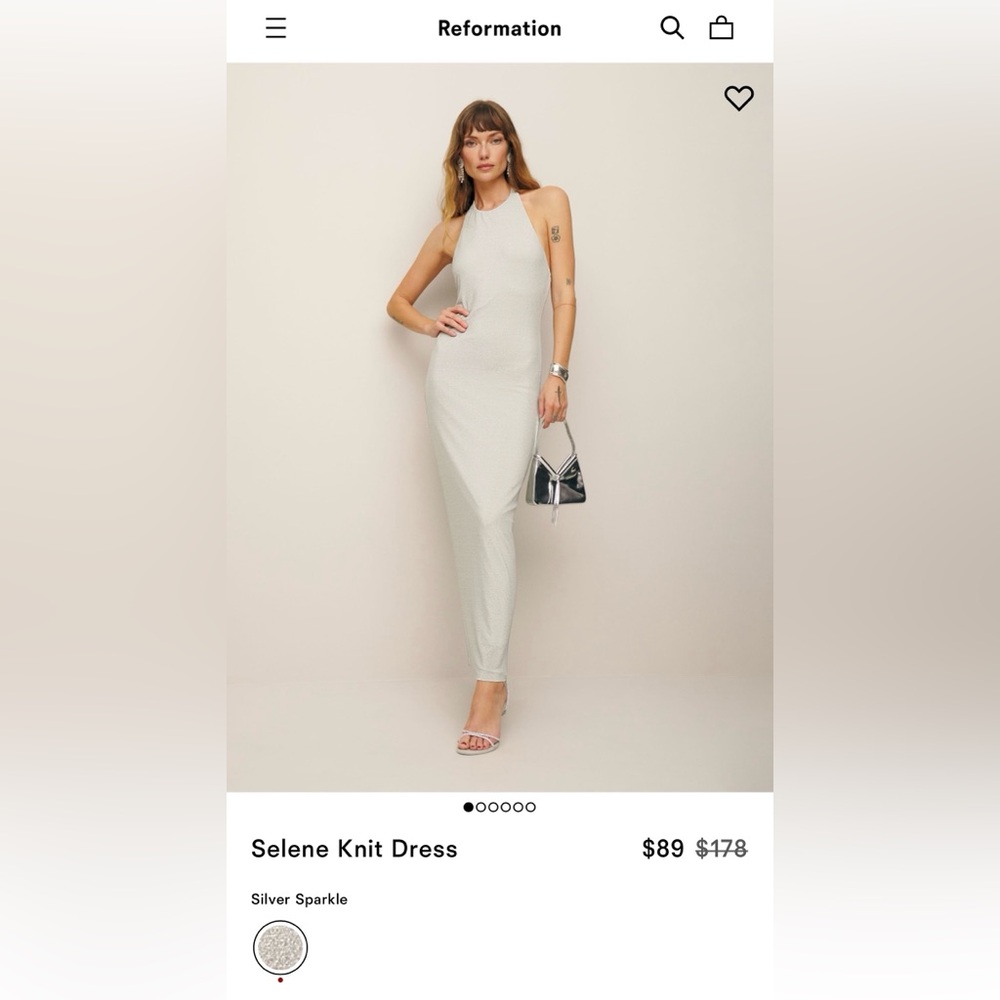 Reformation Selene Knit Dress